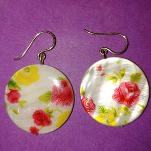 Floral earrings